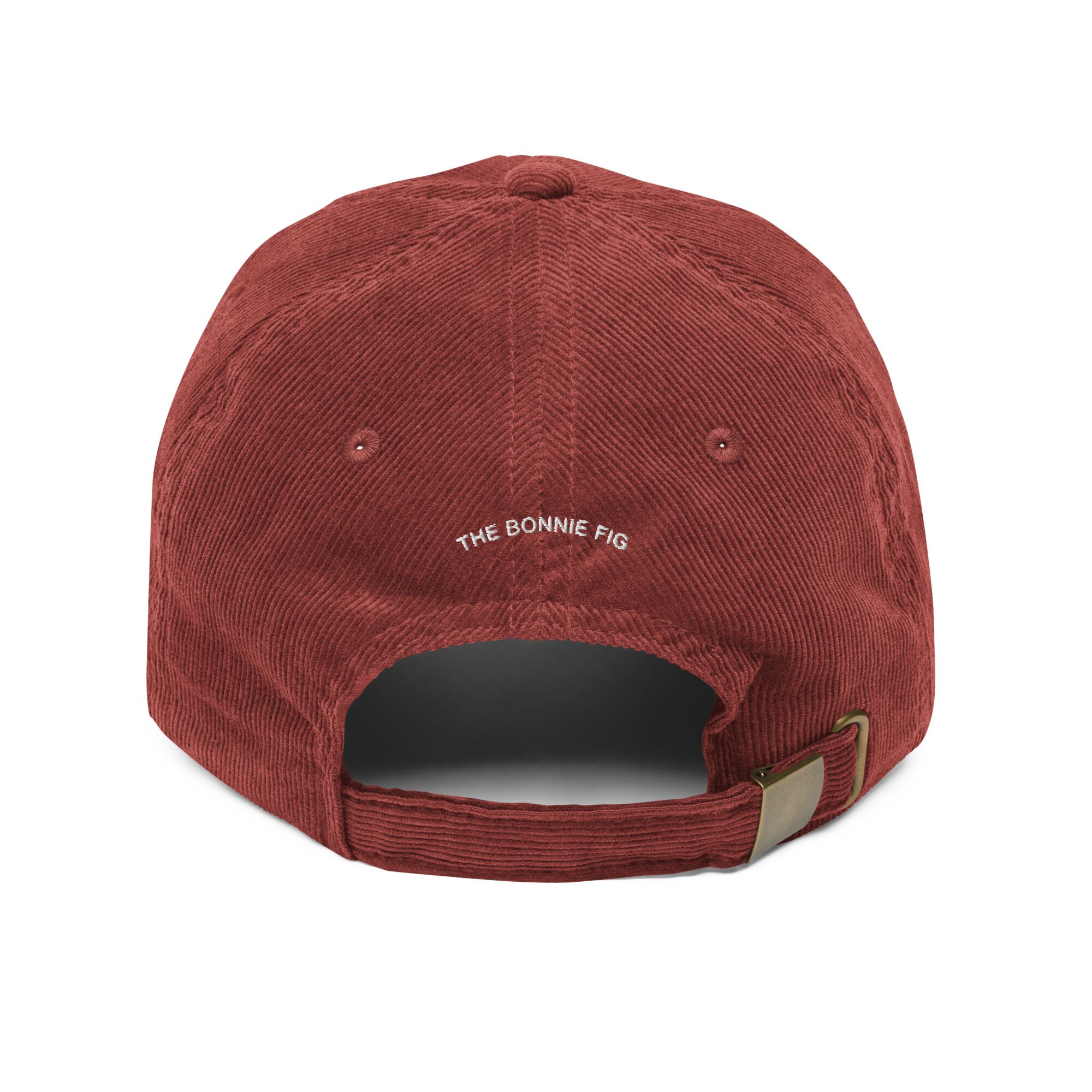 vintage corduroy cap burgundy back 650bdb318f15b